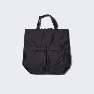 Uniqlo Two-Way Utility Tote Bag Backpack Nylon Ripstop